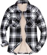 🧥 trendy thcreasa womens flannel pockets jackets - women's coats, jackets & vests логотип