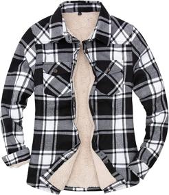 img 4 attached to 🧥 Trendy ThCreasa Womens Flannel Pockets Jackets - Women's Coats, Jackets & Vests