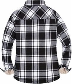 img 3 attached to 🧥 Trendy ThCreasa Womens Flannel Pockets Jackets - Women's Coats, Jackets & Vests