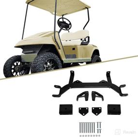 img 4 attached to ECOTRIC 4-Inch Drop Axle Lift Kit for EZGO Gas Golf Cart 1993-2001.5 Medalist/TXT Model