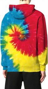 img 2 attached to Trendy And Comfortable Men'S Tie Dye Hoodies: Stylish Pullover Hoody Sweatshirt Collection