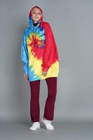 img 1 attached to Trendy And Comfortable Men'S Tie Dye Hoodies: Stylish Pullover Hoody Sweatshirt Collection