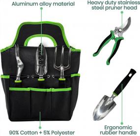 img 2 attached to 11 PC Heavy Duty Aluminum Gardening Tool Set - Perfect Gift For Women Gardeners!