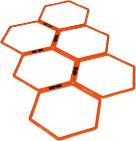 img 4 attached to Improve Footwork And Agility With EFITMENT Hexagonal Rings - Ideal Training Equipment For Athletes And Sports Enthusiasts
