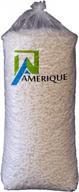 14 cubic feet amwp14cf anti-static loose fill economical dustless packing peanuts, 105 gallons - amerique white recycled polystyrene logo