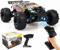 1:18 scale 9307e 4x4 40km/h+ rc monster truck car for boys and adults 2.4ghz super fast response remote control off-road cars all terrain crawler toy vehicles with rechargeable battery & rc tools логотип