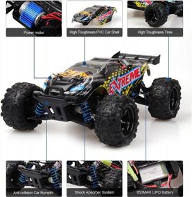 img 1 attached to 1:18 Scale 9307E 4X4 40KM/H+ RC Monster Truck Car For Boys And Adults 2.4GHz Super Fast Response Remote Control Off-Road Cars All Terrain Crawler Toy Vehicles With Rechargeable Battery & RC Tools
