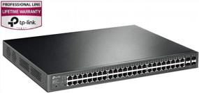 img 2 attached to 🔌 TP-Link 48-портовый гигабитный коммутатор с поддержкой PoE, 48 портов PoE+ 384 Вт, 4 слота SFP, управление осуществляется на уровне приложений, ограниченное пожизненное обеспечение, L2/L3/L4 QoS, IGMP, LAG, IPv6, статическая маршрутизация (модель T1600G-52PS)