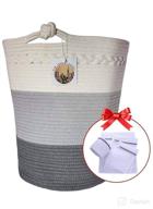 17.8" x 15.8" cotton rope basket for improved seo logo