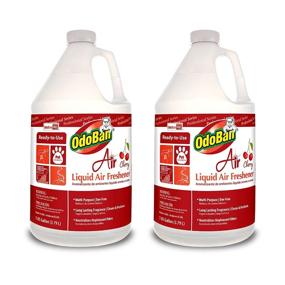 img 4 attached to 🍒 OdoBan Professional Series Cherry Liquid Air Freshener - Ready-to-Use, 2-Pack, 1 Gallon Each - Long-lasting Cherry Scent