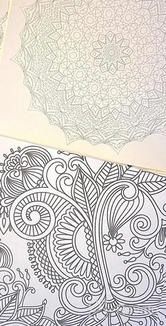 img 1 attached to Unwind And De-Stress With Arteza'S Mandala Coloring Book For Adults - 50 One-Sided Images Of Intricate Designs On 9X9 Inches, Perfect For Relaxing, Reflecting, And Decompressing review by Kevin Overturf