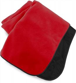 img 4 attached to Stay Warm And Dry In Any Weather With Mambe'S Red Large Outdoor Blanket - 100% Waterproof And Windproof - Perfect For Camping, Picnics, And The Beach!