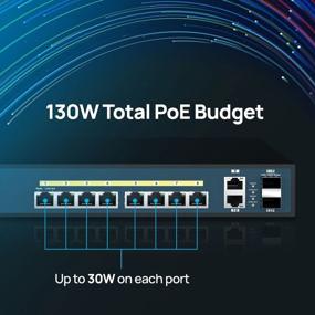img 1 attached to EnGenius EWS5912FP 8-Port Gigabit PoE+ Layer 2 Managed Ethernet Switch With 130W Budget, 2 SFP & 2 Uplink Ports (802.3At/Af), Up To 30W Per Port, Remote Monitoring