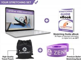 img 2 attached to Get Flexible With Zenmarkt Stretch Bands For Dancers And Gymnasts