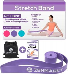 img 3 attached to Get Flexible With Zenmarkt Stretch Bands For Dancers And Gymnasts