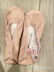 img 8 attached to Балетные туфли из натуральной кожи Bloch Bunnyhop для девочек для занятий атлетикой.