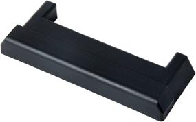 img 3 attached to Durable Black Plastic End Protector Cap for E Track Tie-Down Rails - Ideal for Enclosed Trailers, Cargo Vans, Pickup Trucks