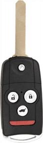 img 4 attached to Upgrade Your Acura Key With Keyless2Go - 4 Button Flip Remote Replacement N5F0602A1A