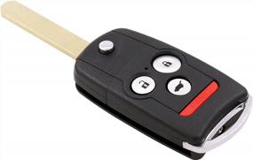 img 3 attached to Upgrade Your Acura Key With Keyless2Go - 4 Button Flip Remote Replacement N5F0602A1A