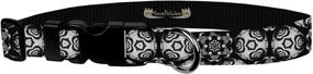 img 1 attached to 🐶 USA-Made Fun Printed Dog Collar - Adjustable Patterned Collars with Wide Variety of Designs and Sizes