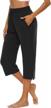 experience comfort and style with oyanus women's capri pants: wide leg, drawstring, pockets, perfect for lounging, yoga & workouts logo