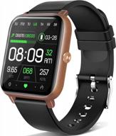 stay fit and connected with ancwear's 1.69" smart watch - packed with pedometer, blood pressure, and heart rate monitor, ip68 waterproofing, and phone compatibility! logo