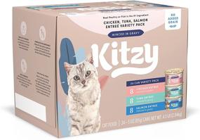 img 4 attached to Kitzy Wet Cat Food, Gravy, Grain Free, 3oz Pack of 24 - Salmon, Chicken, Tuna on Amazon