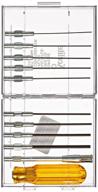 versatile xcelite 99ps60 series 99 compact bristol multiple-spline socket type screwdriver set: comprehensive toolset for precision repair and diy projects логотип