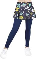 zukocert leggings stretchy footless 9 set1 150 girls' clothing ~ leggings logo