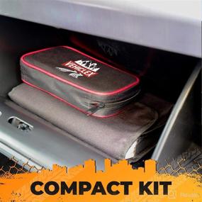 img 1 attached to Vehiclex Compact Tire Repair Kit: Essential Tools & Supplies for Quick Flat Tire Puncture Repair