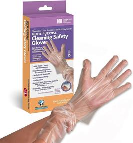 img 4 attached to 🧤 Protospheric Premium Tough Disposable Stretch Poly Cleaning Safety Gloves: Nitrile, Vinyl, Latex & Powder Free - Ultimate Protection for Cleaning Tasks
