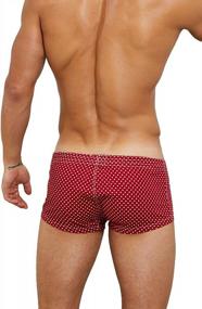 img 1 attached to SEOBEAN Mens Sexy Low Rise Boxer Underwear Fit Trunks With Cup-Shaped