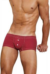img 2 attached to SEOBEAN Mens Sexy Low Rise Boxer Underwear Fit Trunks With Cup-Shaped