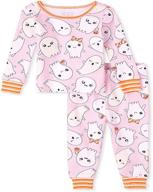 children's place halloween snug fit cotton pajamas set for kids logo