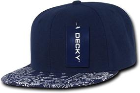 img 2 attached to DECKY Bandanna Snapback Black Navy Dogs via Apparel & Accessories