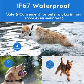 img 1 attached to 🐶 Ultimate Electric Underground Dog Fence System: IP66 Waterproof/Rechargeable Collar, Shock/Tone Correction - In-Ground Wired Pet Containment System