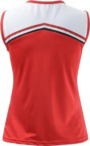 img 1 attached to Classic Cheerleader Athletic Uniform Dress For Women'S High School Musical Cheerio Sportswear