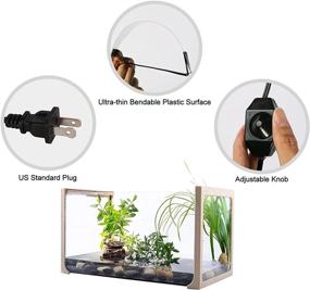 img 1 attached to 🔥 Premium 14W Reptile Heating Pad with Temperature Controller - Waterproof Heat Mat for Tanks, Terrariums, and Pets