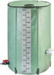 66 gallon collapsible rain barrel: portable water storage tank with filter, spigot & overflow kit logo