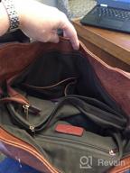 img 1 attached to Stylish Faux Leather Women'S Tote Bag: Plambag Handbags For Everyday Use review by Enoch Sahay