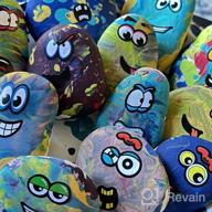 img 1 attached to 🎨 BigOtters 12 Mandala Painted Kindness Rocks, 2-3 inches, Ideal Easter Gifts. Perfect for Kids and Adults. Weighs Approximately 3.7 Pounds. review by Kevin Griffin