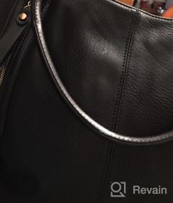 img 8 attached to Plambag Women Tote Bag Handbags Hobo Shoulder Faux Leather Purse Shopping Bags