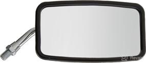 img 2 attached to 🔍 Enhance your Motorcycle's Visibility with the Ken Sean 981030 Stainless Steel Universal Rectangular Mirror