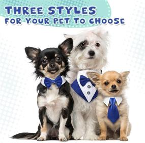 img 1 attached to Frienda Wedding Neckties Halloween Costumes Dogs