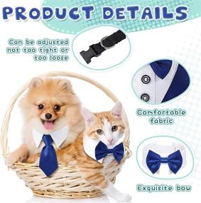 img 2 attached to Frienda Wedding Neckties Halloween Costumes Dogs