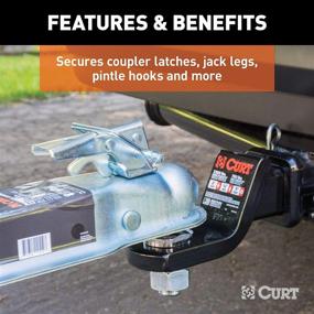 img 1 attached to 🔒 CURT 25080 Trailer Coupler Pin: Secure Your Trailer with a 1/4-Inch Diameter x 2-3/4-Inch Long Pin
