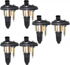 img 4 attached to Set Of 6 Ignition Coils For Chevy Trailblazer, Envoy, Rainer, Colorado, Canyon, Isuzu, GMC, Oldsmobile, And Saab - Compatible With UF303, C1395, And UF-303