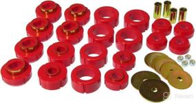 img 1 attached to Enhanced Prothane 7-110 Red Body and Cab Mount Bushing Kit - Comprehensive 20-Piece Set