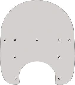 img 1 attached to Memphis Shades MEP6429 Solar Windshield (Replacement Plastic For Harley-Davidson 21&#34