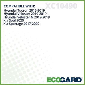 img 2 attached to 🔍 Премиум кабинный воздушный фильтр - ECOGARD XC10490 для Hyundai Tucson (2016-2021), Kona (2020-2021), Veloster (2019-2021), Venue (2020), Veloster N (2019-2020), Kia Sportage (2017-2020), Soul (2020), Seltos (2021)